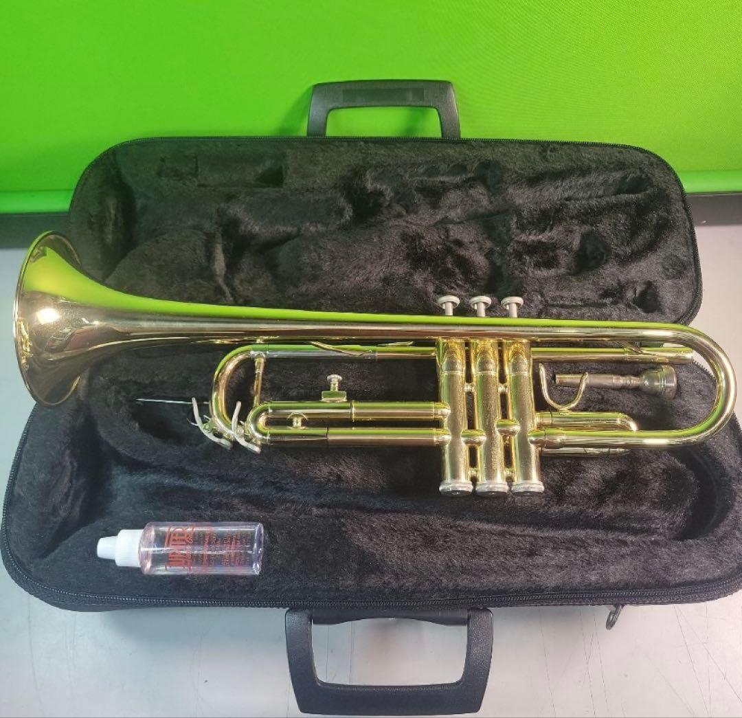 トランペット本体 マウスピース・オイル付き