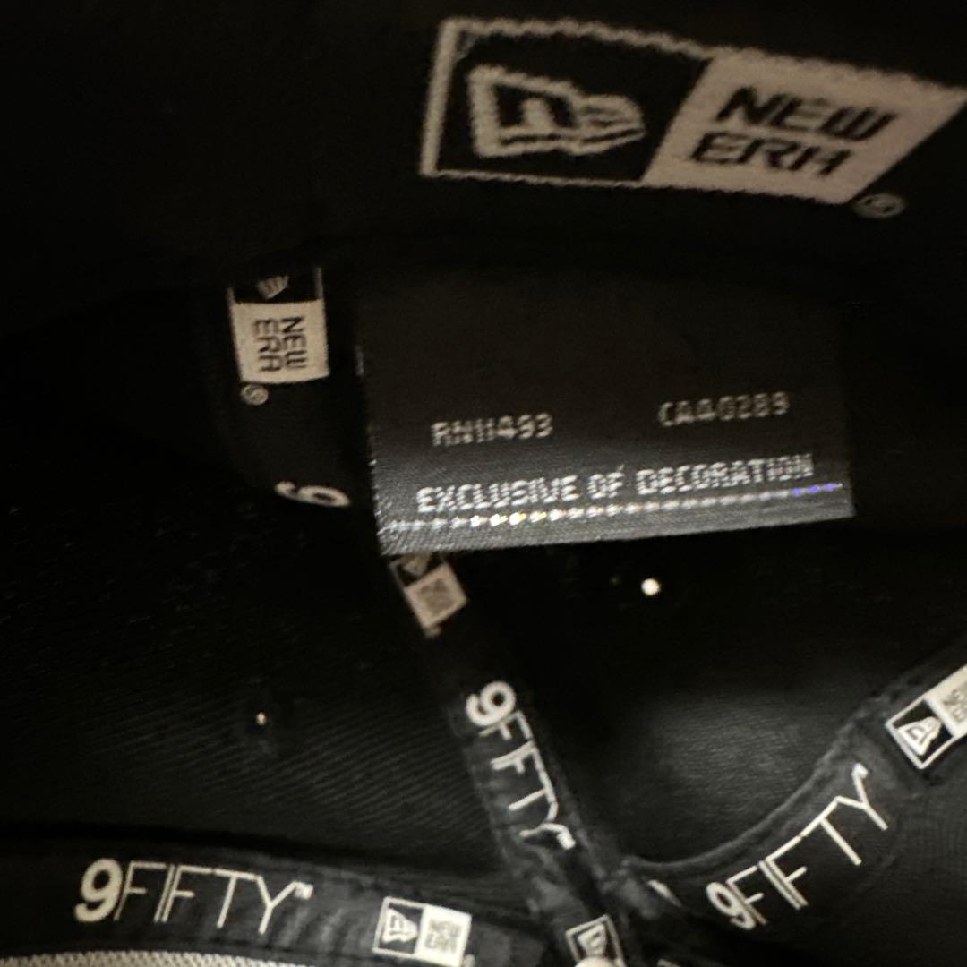 【大人用】B'z ニューエラ NEW ERA コラボキャップ 黒 9FIFTY