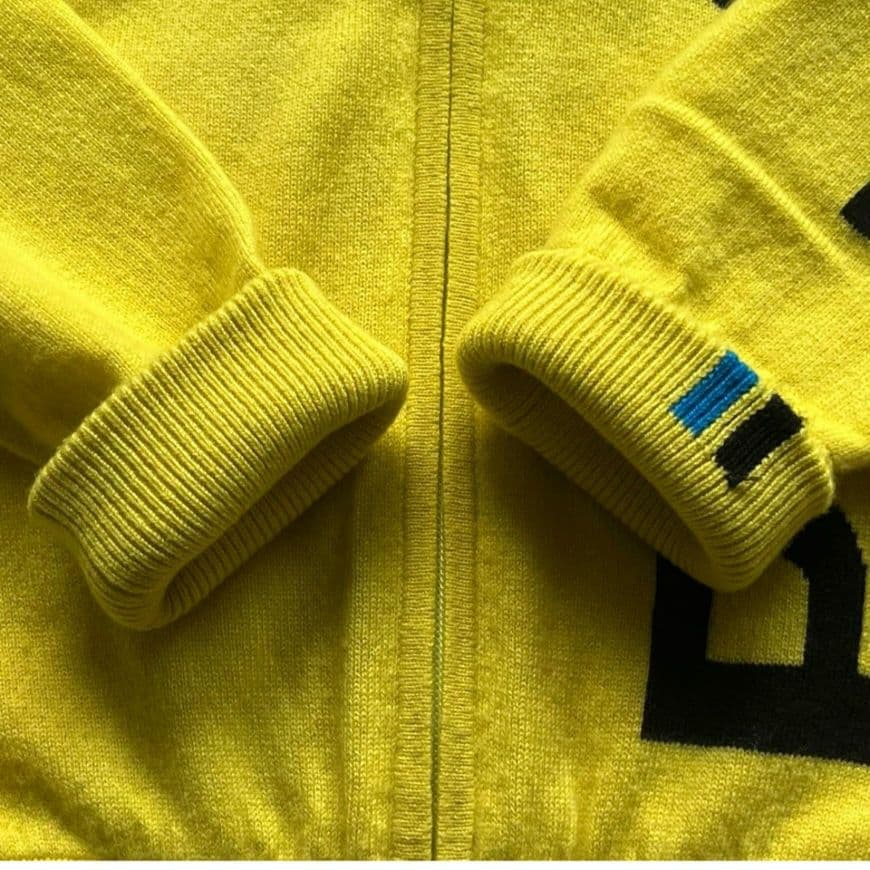 パーリーゲイツ　カシミヤ100%　ダブルジップアップ　ニット　ゴルフウェア