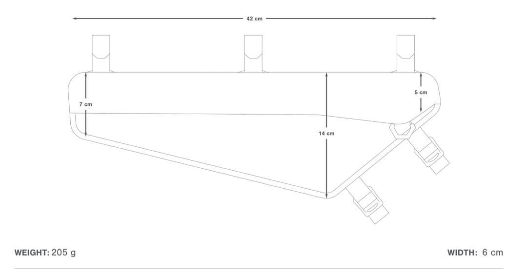 APIDURA RACING FRAME PACK 4L フレームバッグ