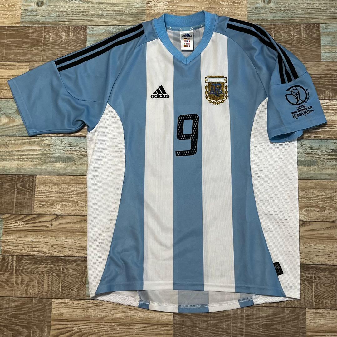 アルゼンチン代表 バティストゥータ 2002W杯 日韓大会 ユニフォーム ローマ