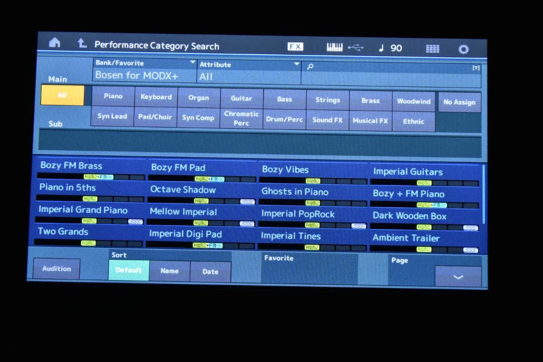 YAMAHA ヤマハ MODX6+ シンセサイザー