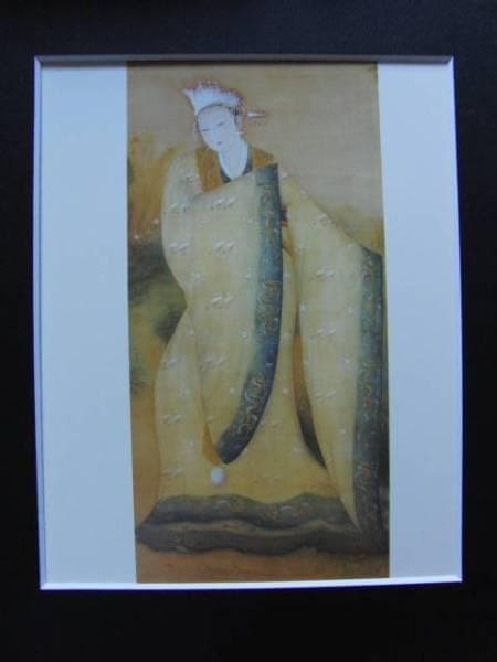 堂本印象 「調鞠図」 ＃２超希少画集より、新品額装付