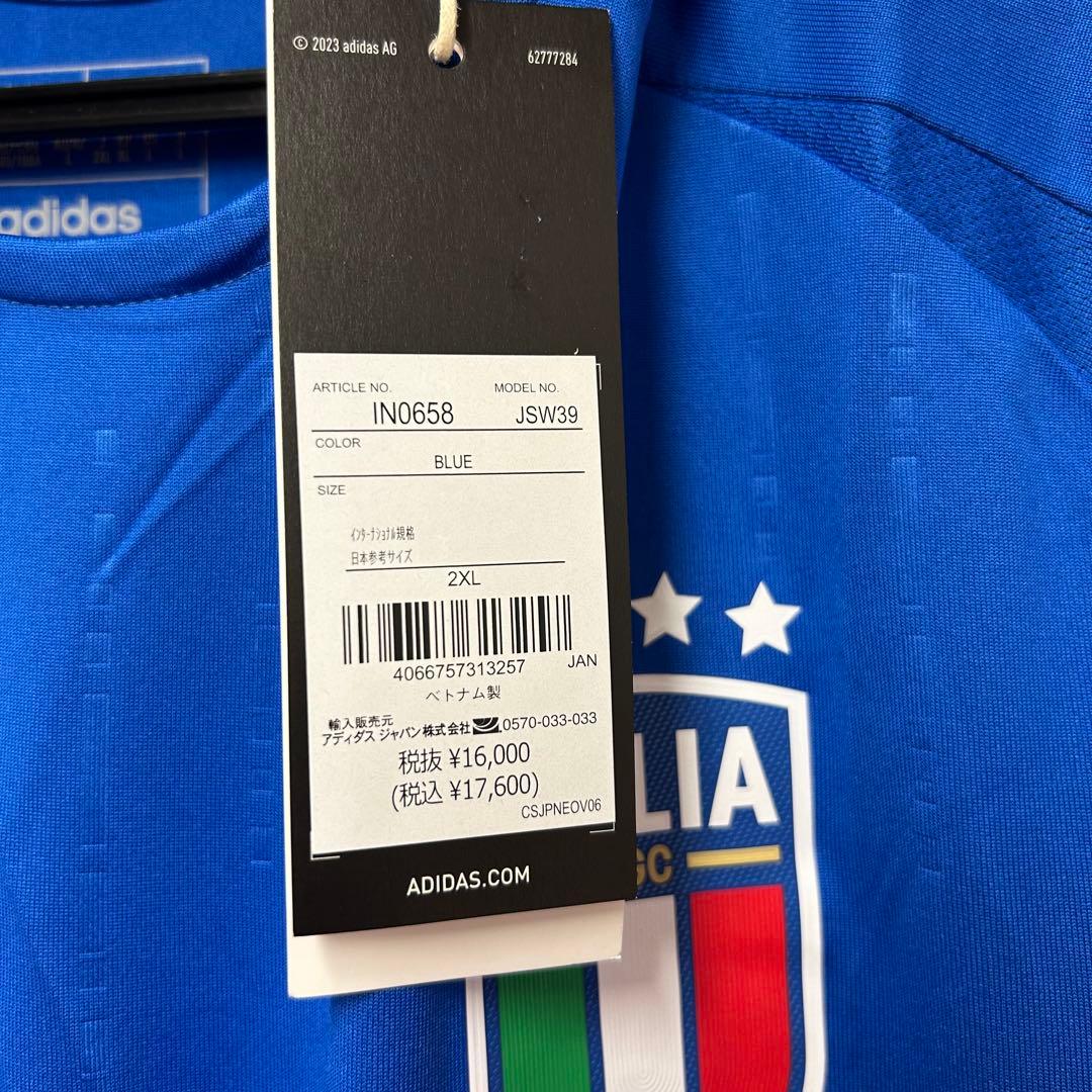 イタリア代表 2024 ホーム半袖オーセンティックユニフォーム　2XL 正規品