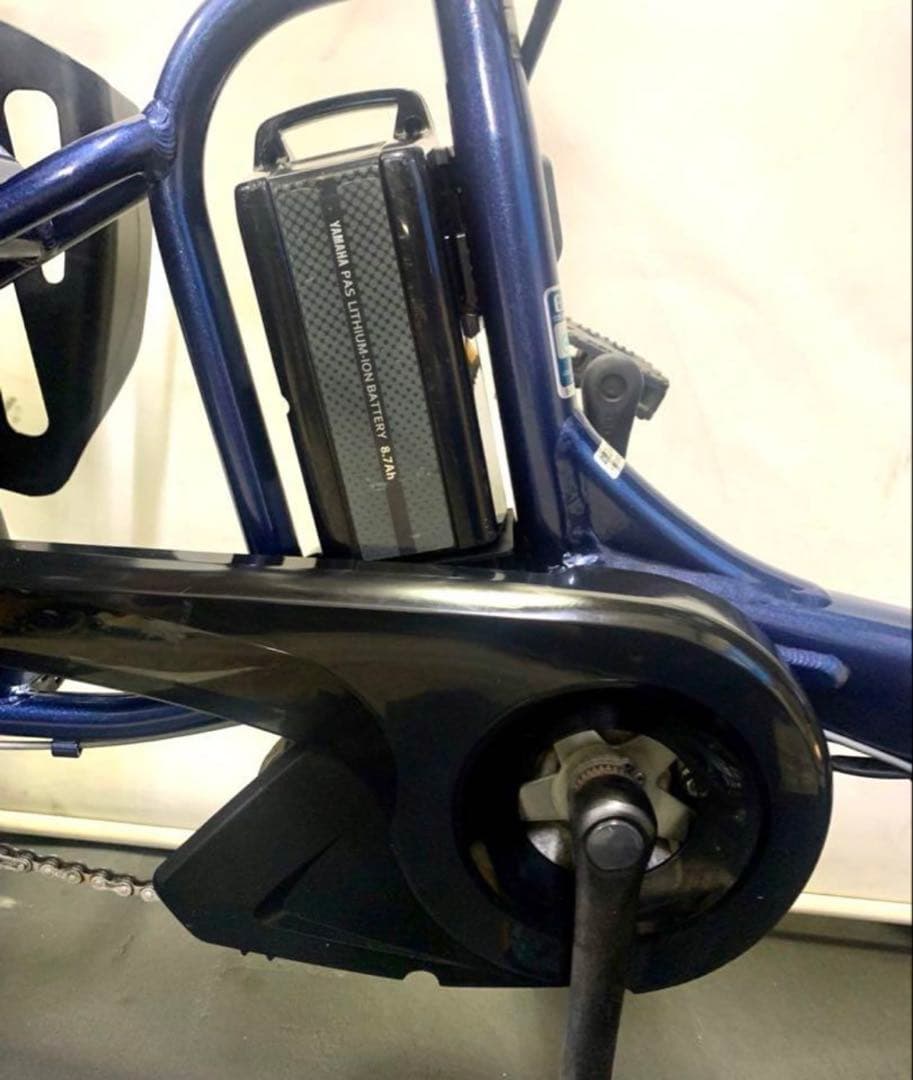 1年保証 送料無料　ヤマハ　パスキッス　20インチ　紺色　電動アシスト自転車