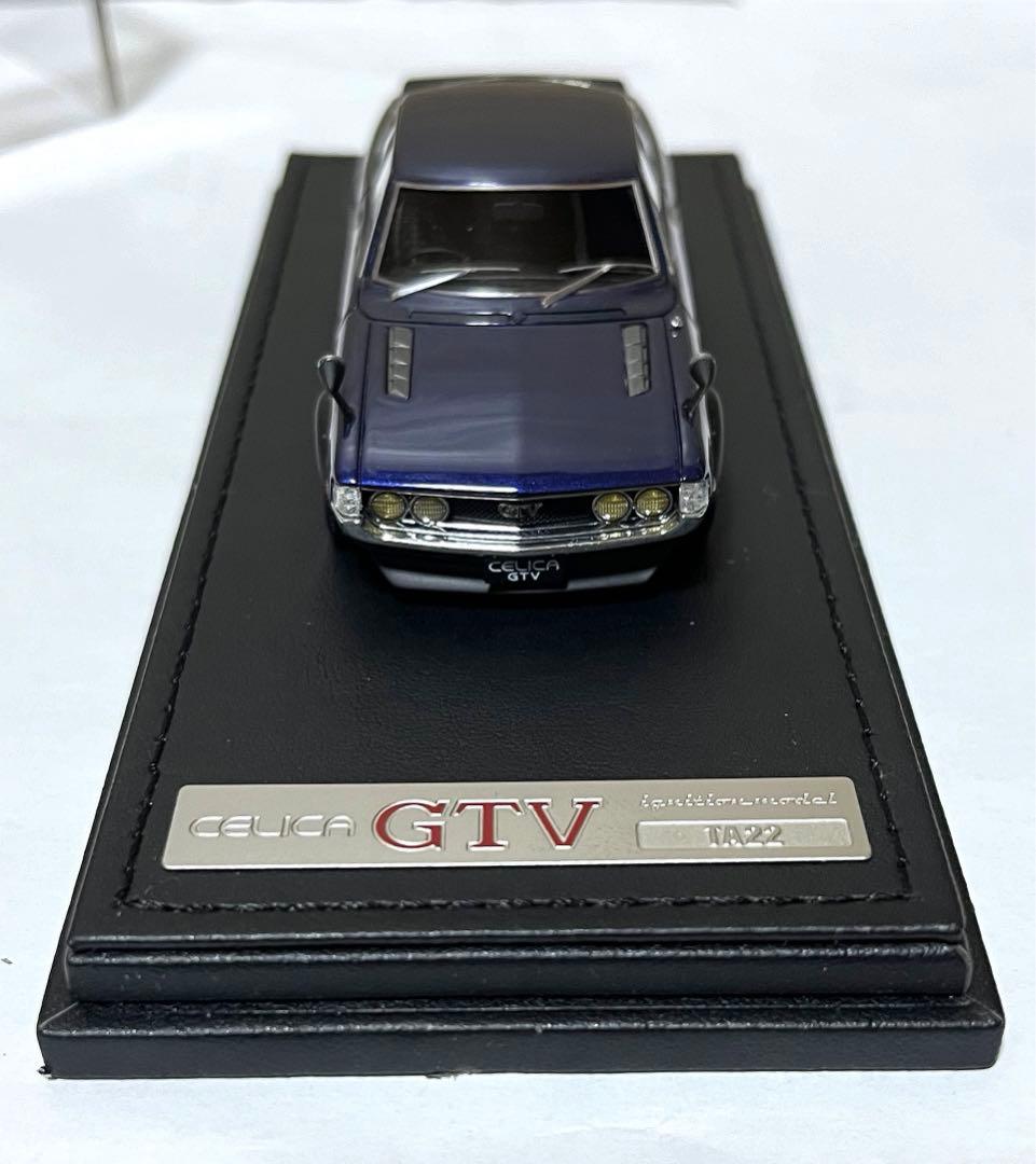 イグニッションモデル　1/43 トヨタ　セリカ　1600GTV パープル