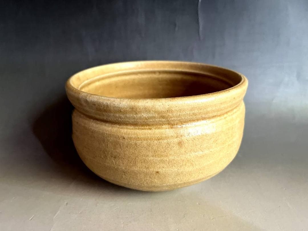 建水■八久保窯「曽我伯庵」黄瀬戸 士岐市泉町定林寺 はちくぼかま 時代物骨董■