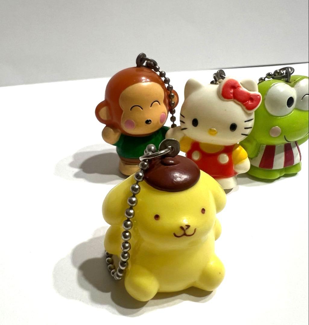 平成レトロ　昔なつかしい　サンリオ　キャラクター　ソフビ　フィギュアキーホルダー