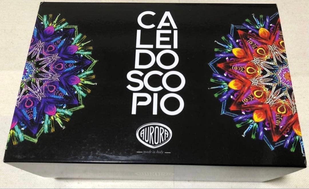 アウロラ　万年筆カレイドスコーピオ　ルーチェローザ　字幅M インク付き