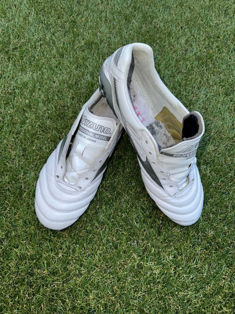 ミズノ モレリアDNA JAPAN 25.5cm ホワイト×シルバー