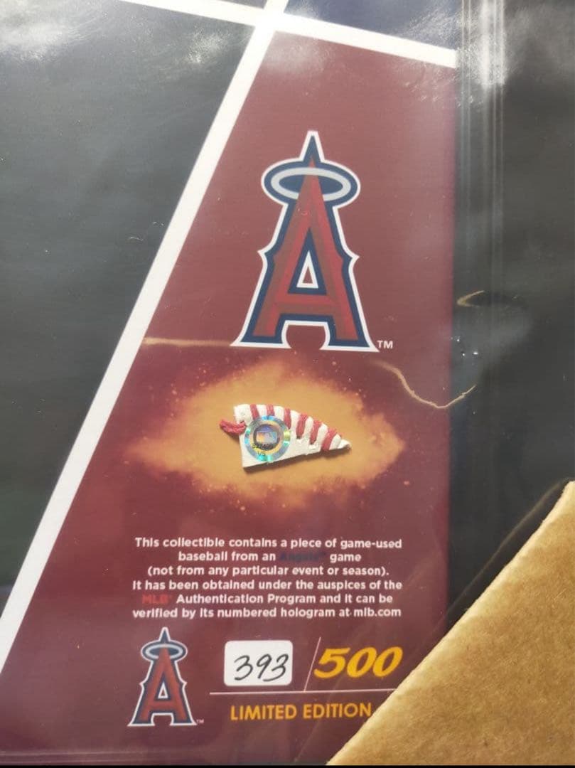 新品未開封500枚限定実使用ボールパッチ大谷翔平フォトフレーム