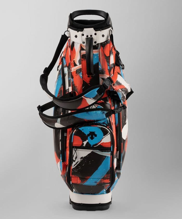 デサントゴルフ【万美コレクション】オリジナルプリントキャディバッグ(スタンド式)