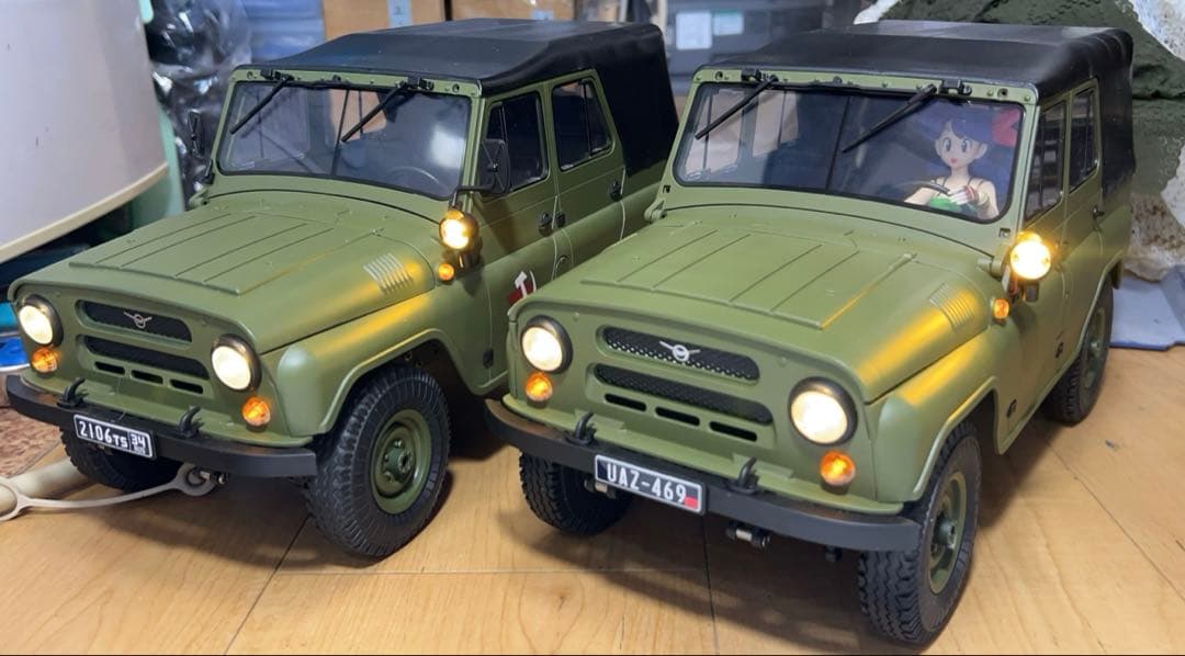 プレオーダー品 WPL UAZ-469 カスタム塗装品 制作予約 1台制作可能