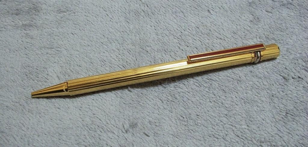【未使用品】Must de Cartier ゴールドボールペン