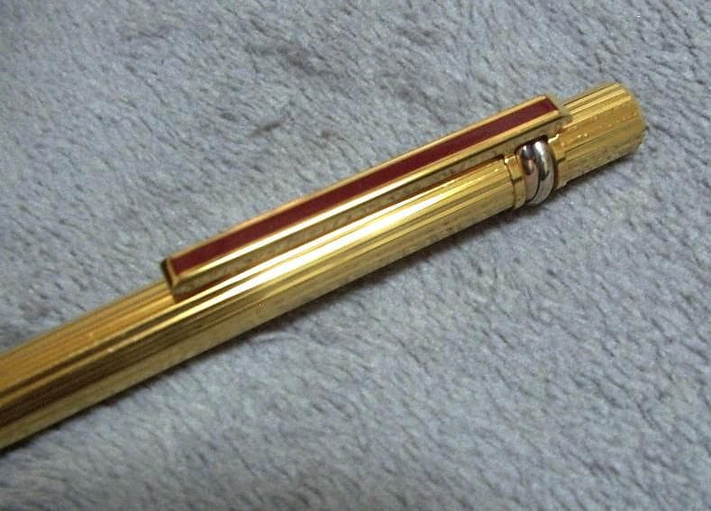 【未使用品】Must de Cartier ゴールドボールペン