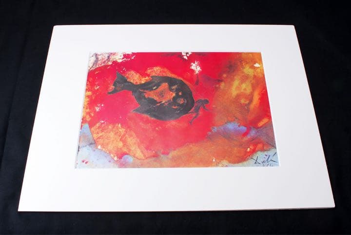 サルバドール　ダリ　ヨナと大魚　リトグラフ　版画