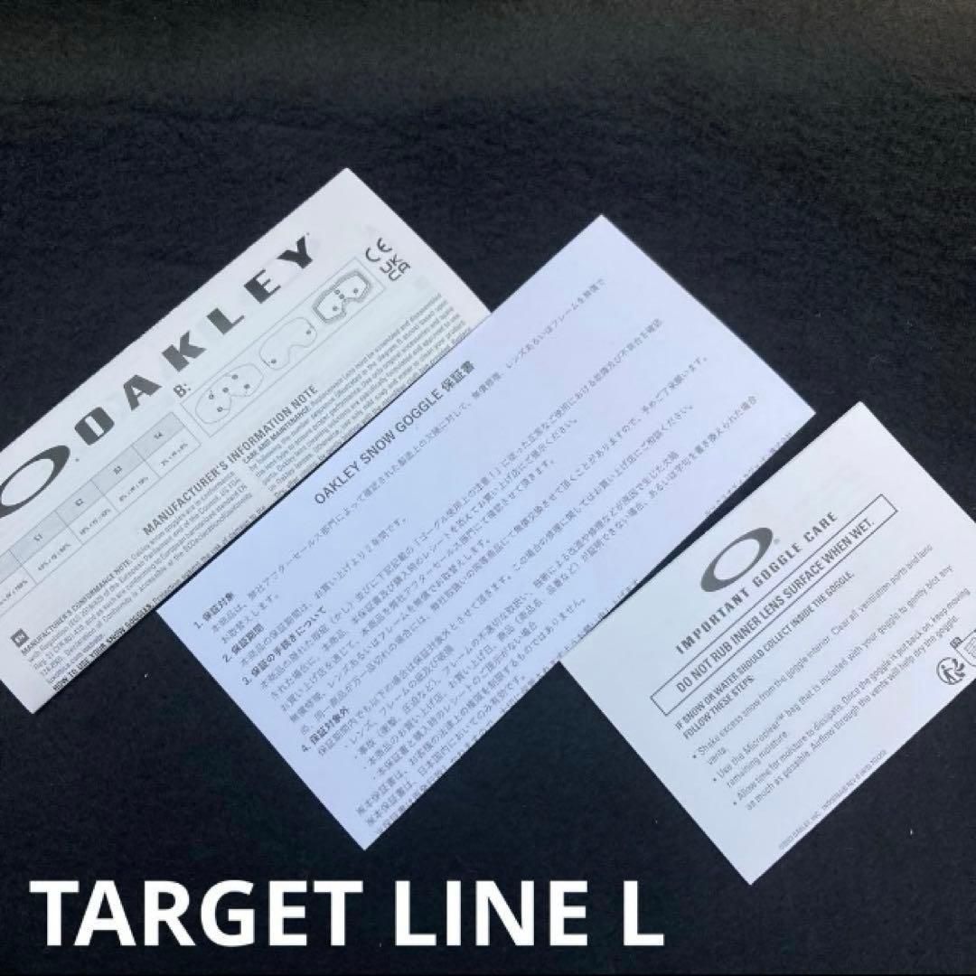 新品未使用　オークリーゴーグル　ターゲットライン　ゴーグル　スノーボードゴーグル