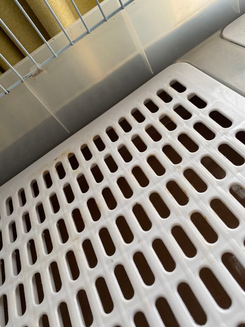 ミニマルランド うさぎのカンタンおそうじケージ ブラウン ワイド