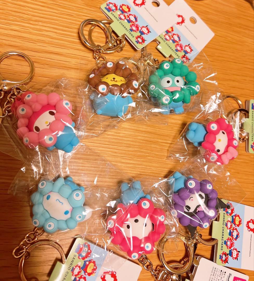 サンリオ ミャクミャクキーホルダー パステル コンプリートセット 7種