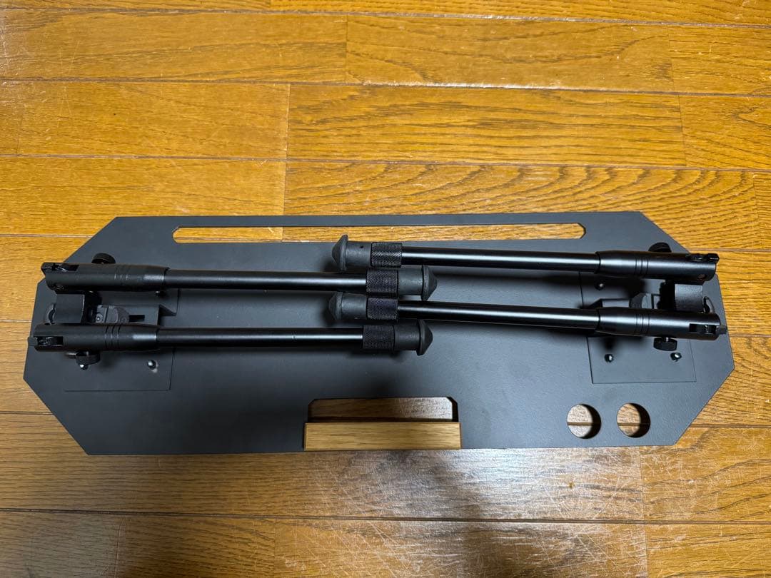 アイアン工房　折りたたみテーブル 黒