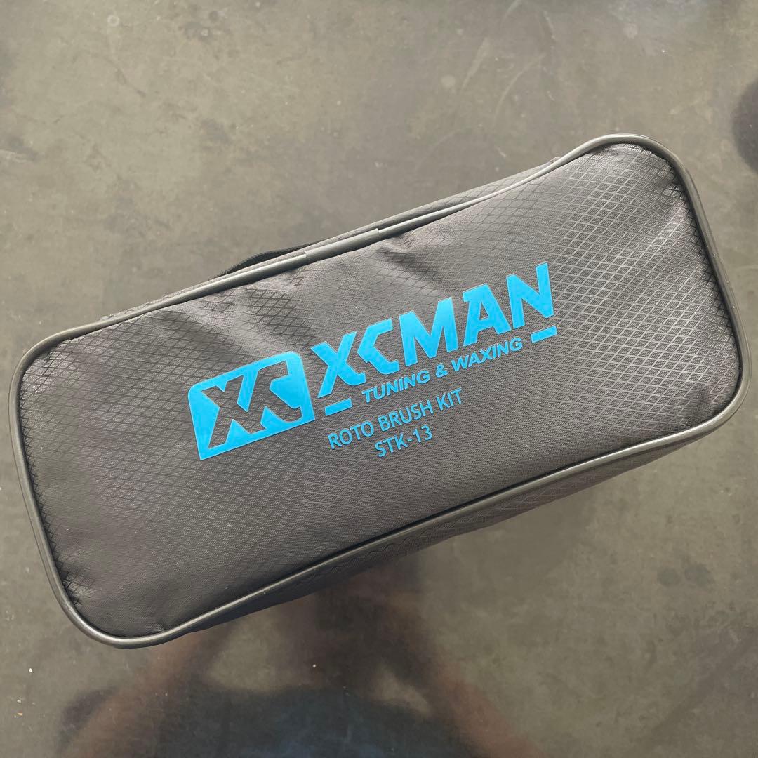 XCMAN ロトブラシセット ブロンズ 馬毛 ナイロン ケース付き 新品未使用