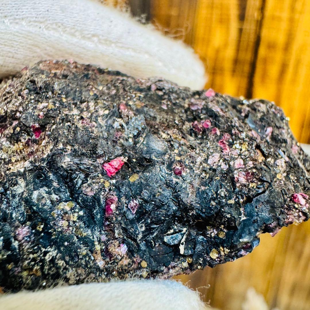 国産鉱物 パイロクスマンガン 愛知 ハイグレード クラスター