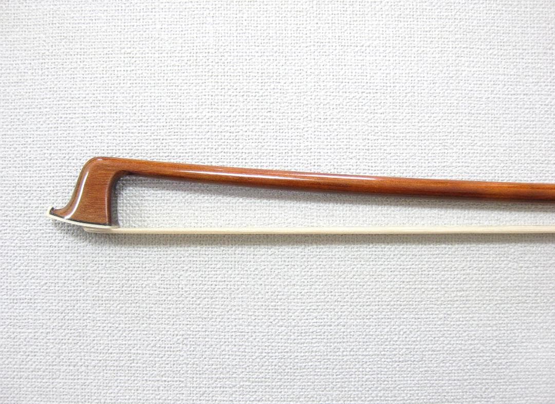 【上級分数弓3/4】 サルトリーモデル バイオリン弓 フェルナンブコ・銀黒檀