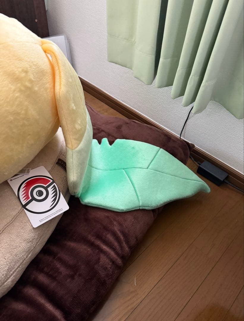 等身大　リーフィア　寝そべり　開封済み品