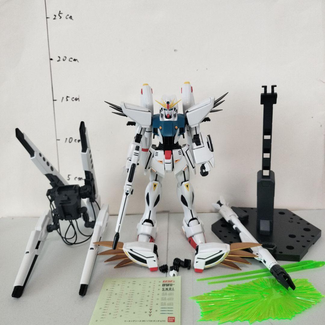 MG1/100 ガンダムF91ver2.0 完成品ガンプラ バックキャノン装着型