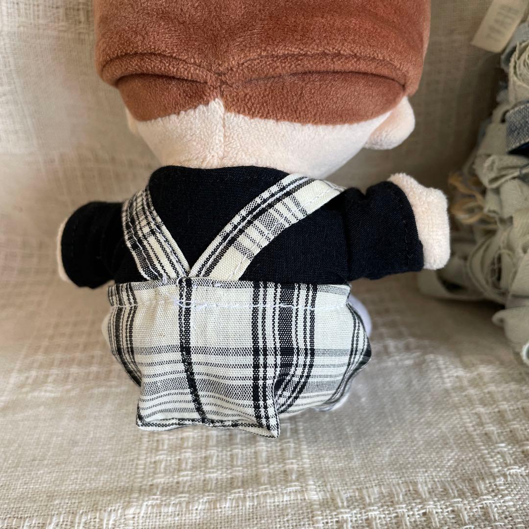 1632 ちびぬいちゃんのTシャツ＆吊りズボン