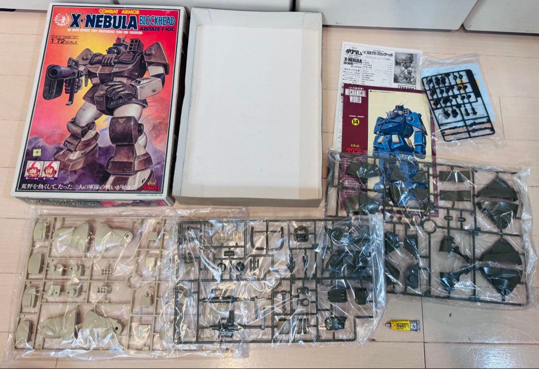 【未組立】TAKARA 太陽の牙　ダグラム　5体セット　1/72