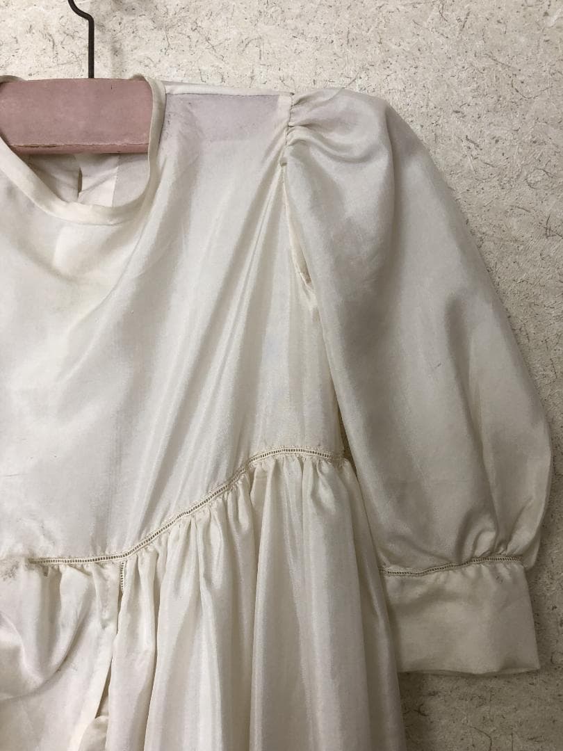 フランスアンティーク　コミュニオン　ドレス　初聖体 ハンガー付き