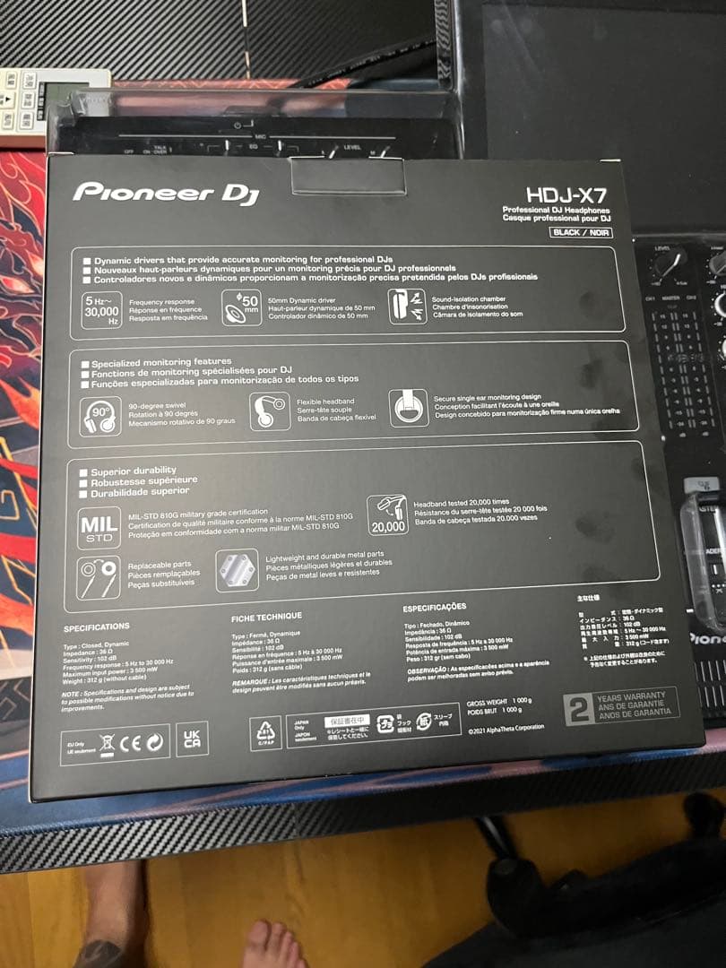 値下げしてます　新品未開封　pionner DJ XDJ-X7 black