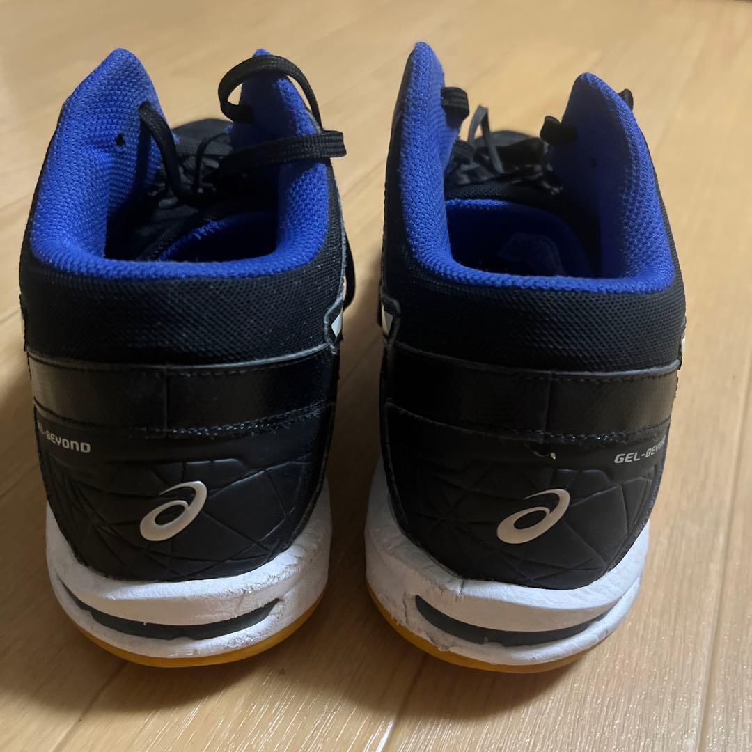asics GEL-REVONT バレーボールシューズ 黒/青　26.５センチ