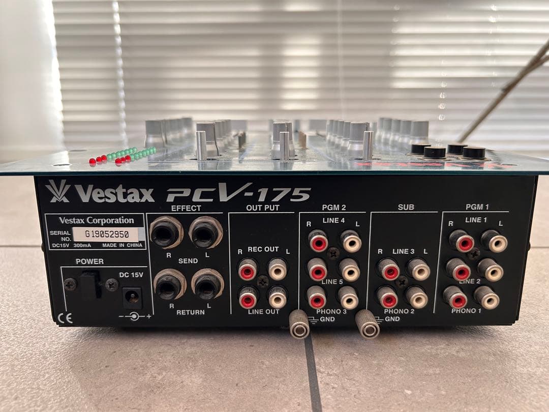 【動作確認済み】Vestax / ベスタックス　pcv-175 ミキサー