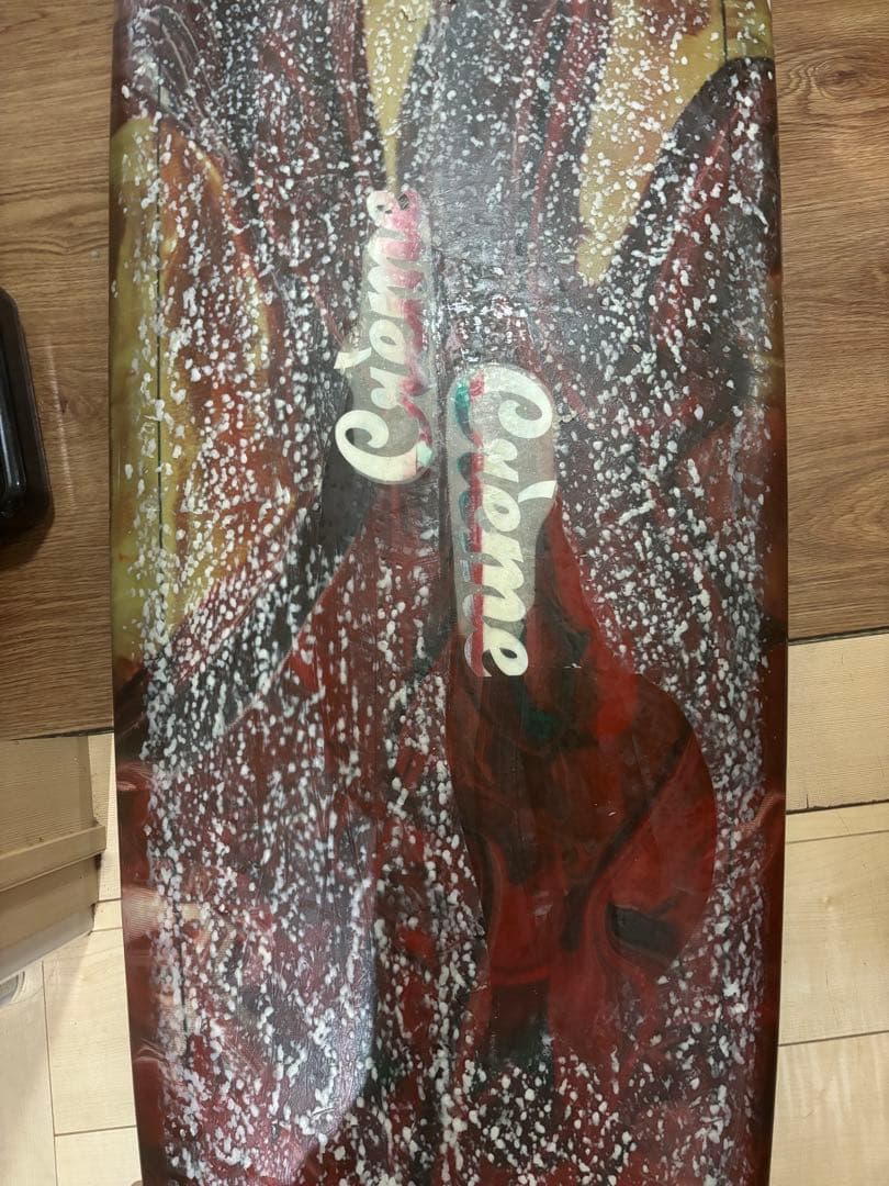 値下げ！湘南手渡し　Crème ロングボード 9.1 剥離あり