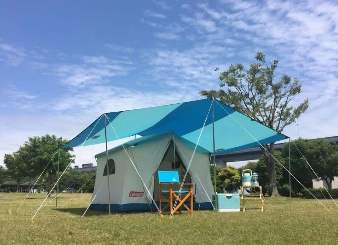 コールマンオアシステント&スクエアタープ