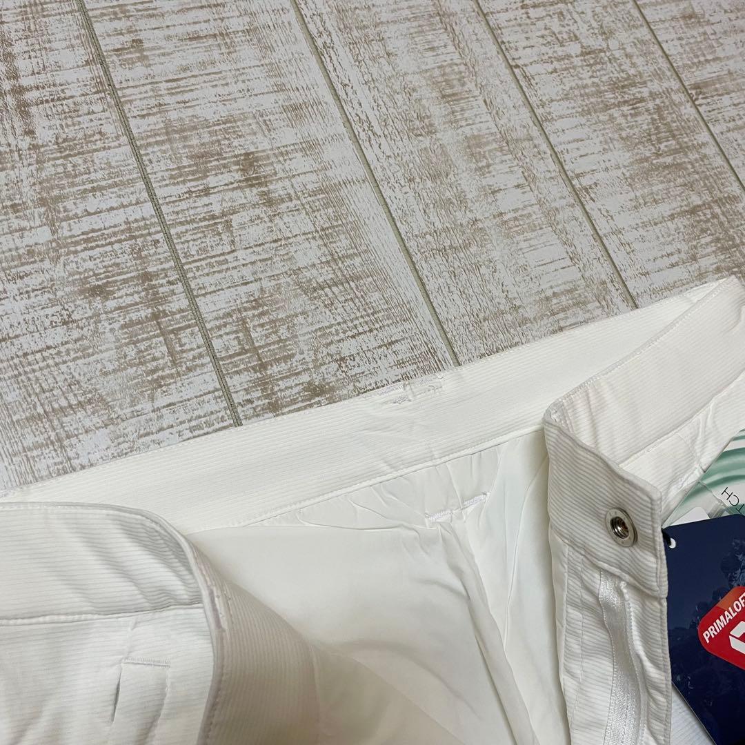 新品 パーリーゲイツ パンツ 中綿 プリマロフト ホワイト Lサイズ（5）