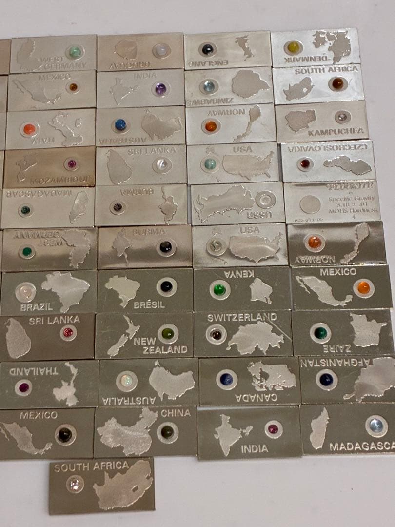 ★銀製品★世界の宝石 ★ミニチュアコレクション★シルバー925★約184g