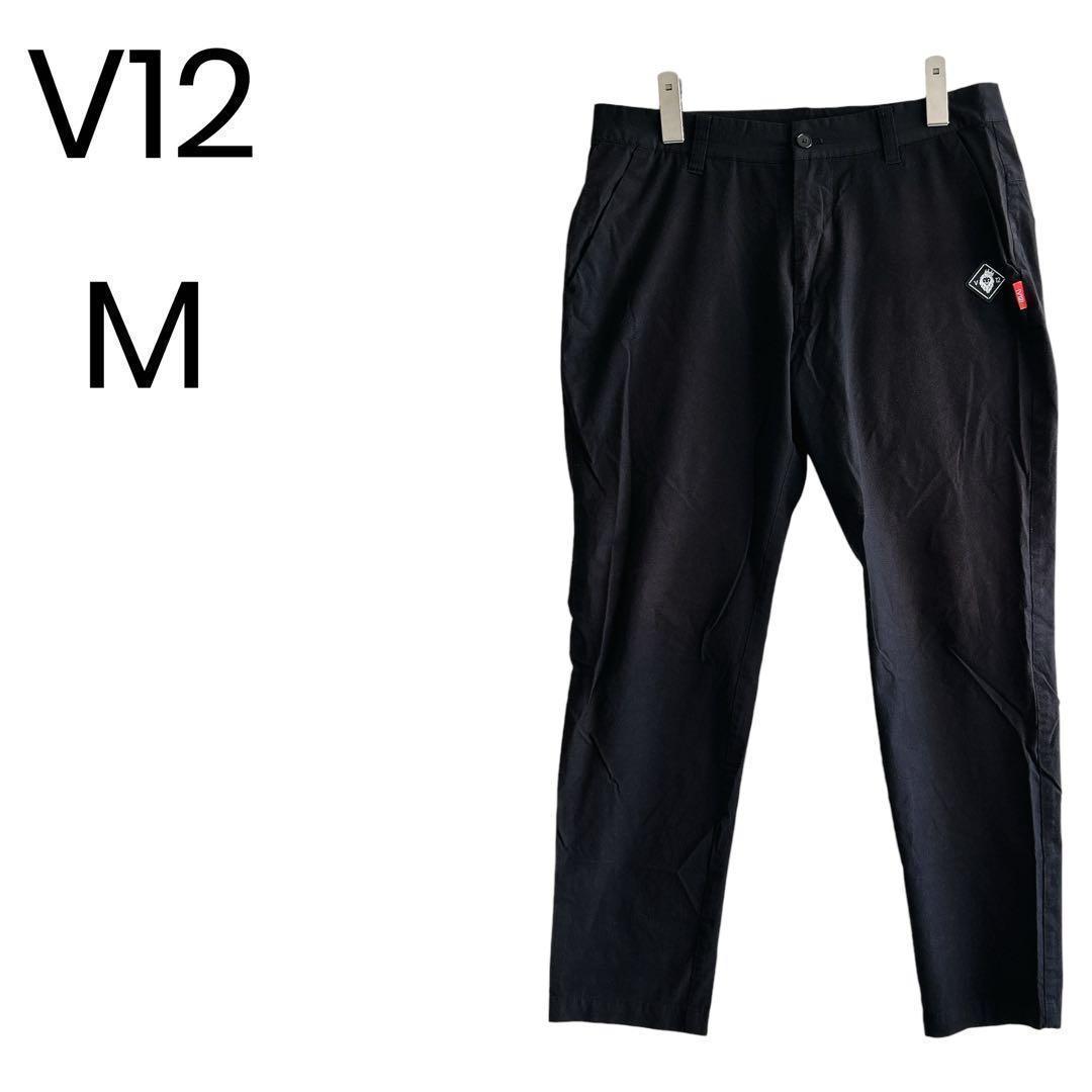 V12 ヴィトゥエルヴ ゴルフパンツ ロゴパンツ ゴルフウェア M b055
