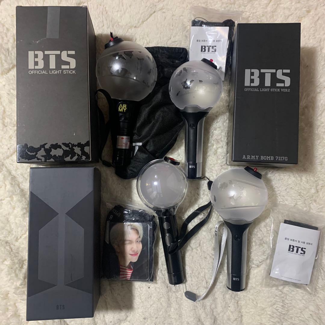 BTS アミボム　ペンライト　まとめ　ver1 ver2 ver4