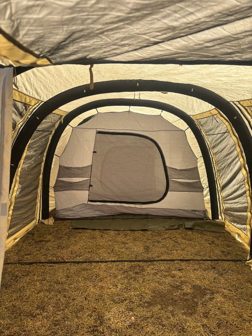 Hilander 大型ドーム型テント ベージュ