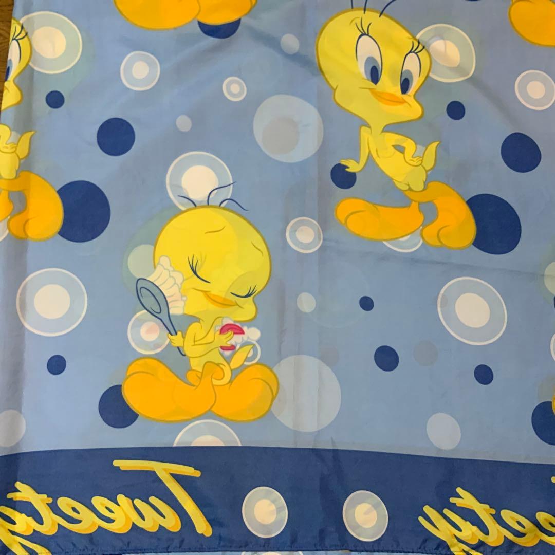 (合馬アカウント1)トゥイーティー　シャワーカーテン　レア物　USA購入