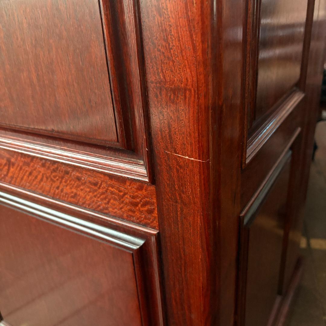 折り畳み式 カウンターキャビネット ワインラック 引き出し収納つき