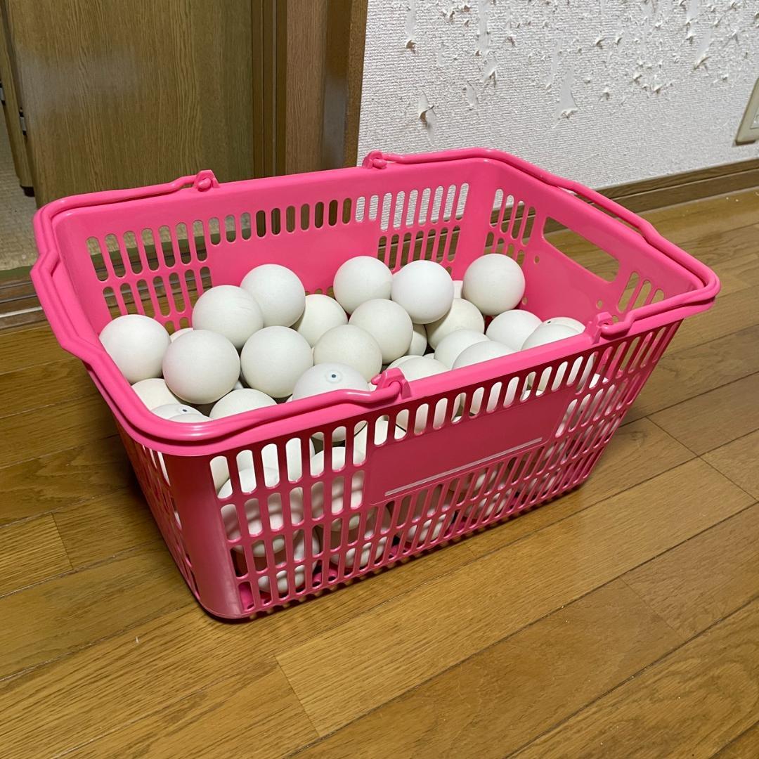 ソフトテニスボール　65球　中古　公認球　状態良し