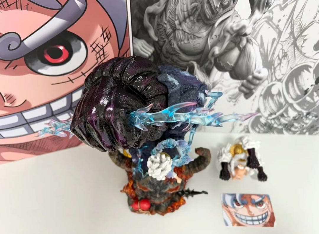 ワンピースOMO ギア5 ルフィニカ ガレージキットガレキ スタチューフィギュア