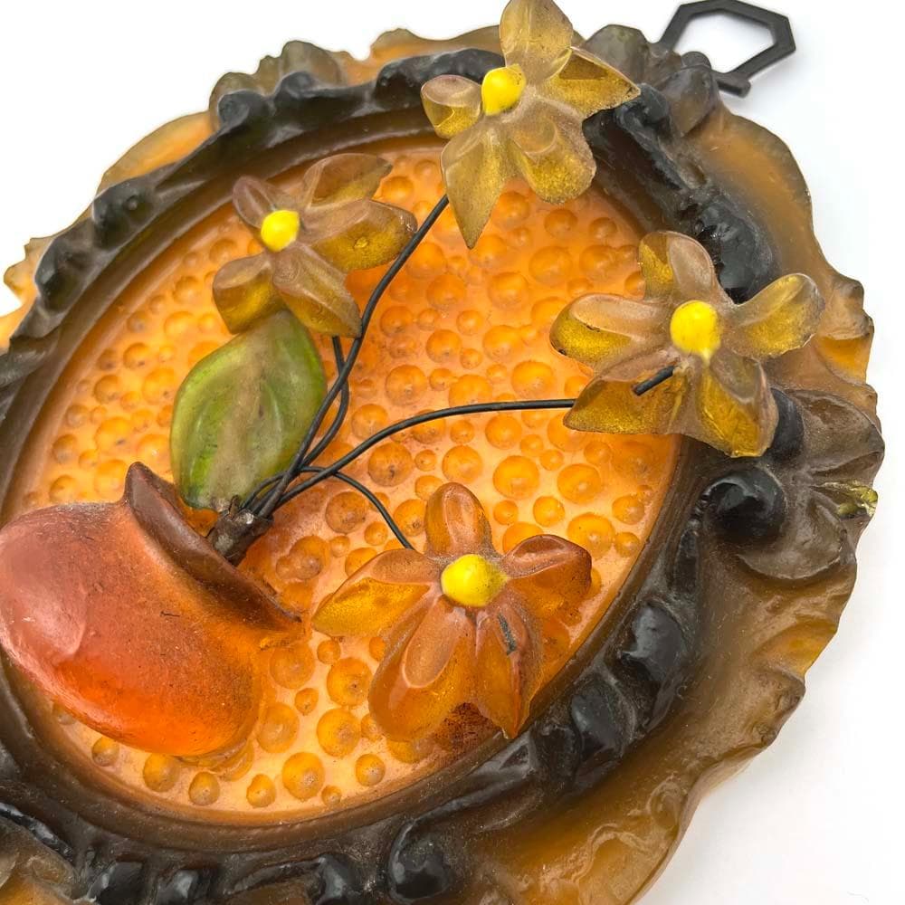 60sヴィンテージ ルーサイトウォールデコ/vintage昭和レトロ50s70s