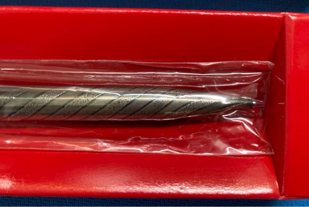 新品未使用　早川式繰出鉛筆の復刻版（スパイラル紋様）