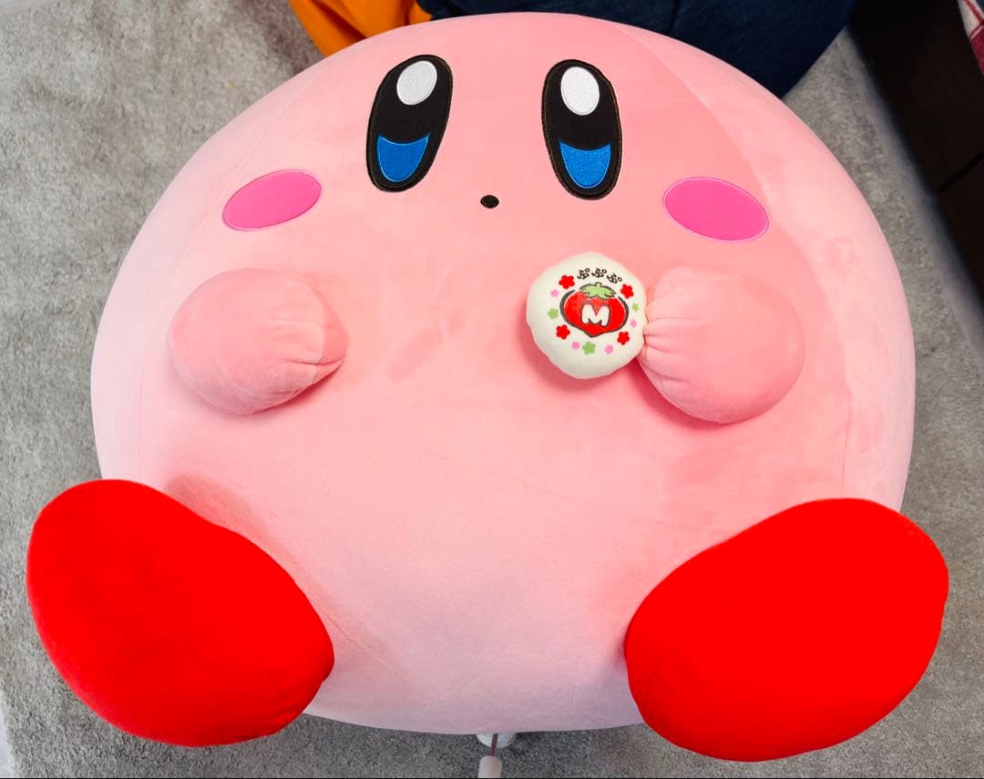 【未使用品】受注限定品 まんぷくカービィ 特大 ぬいぐるみ