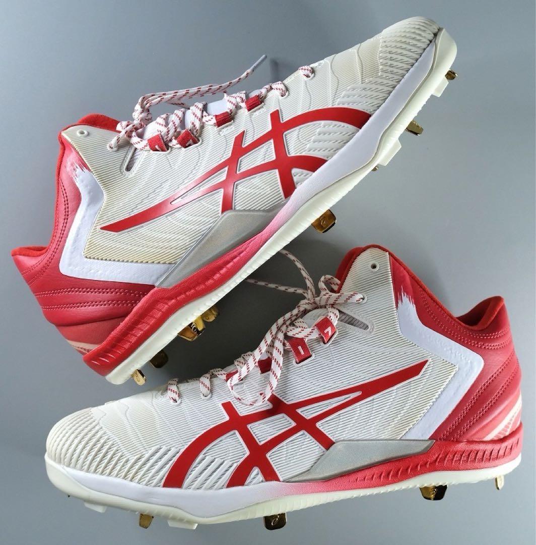 大谷翔平 20年 本人実使用 支給スパイク（シューズ）+化粧袋/直筆サインなし